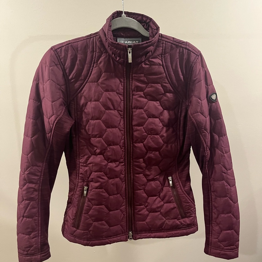 Ariat Women's Quilted Burgundy Puffer Jacket